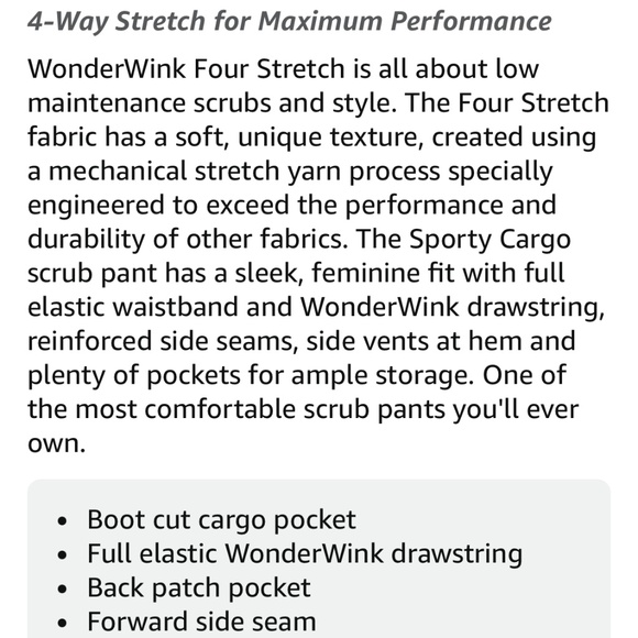 WonderWink Women’s scrubs - Picture 8 of 9